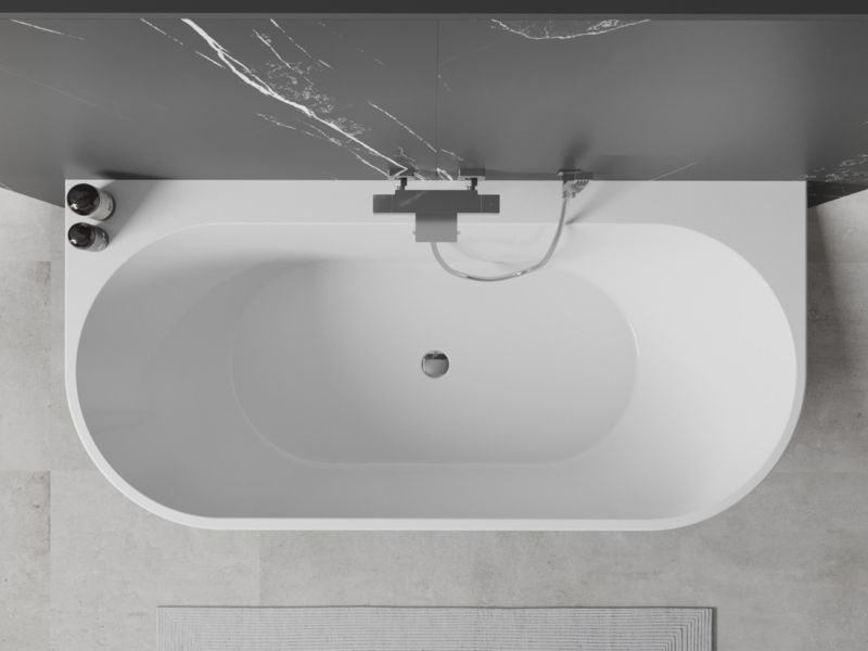 Wanna przyścienna Mexen Oval+ biała 170x80 cm  52681708000-011 szt.