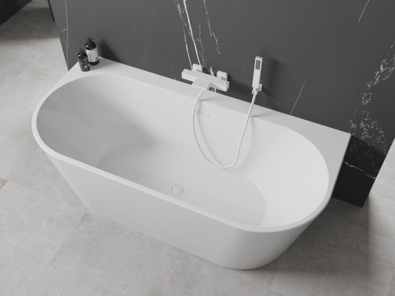 Wanna przyścienna Mexen Oval+ biała 170x80 cm  52681708000-201 szt.