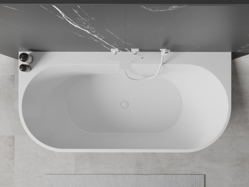 Wanna przyścienna Mexen Oval+ biała 170x80 cm  52681708000-201 szt.