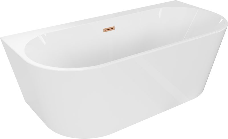 Wanna przyścienna Mexen Oval+ biała 170x80 cm  52681708000-651 szt.