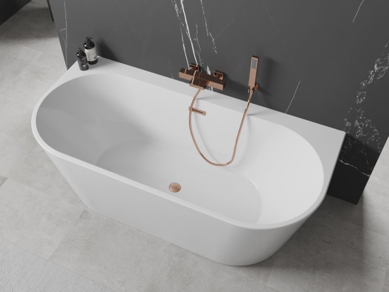 Wanna przyścienna Mexen Oval+ biała 170x80 cm  52681708000-651 szt.