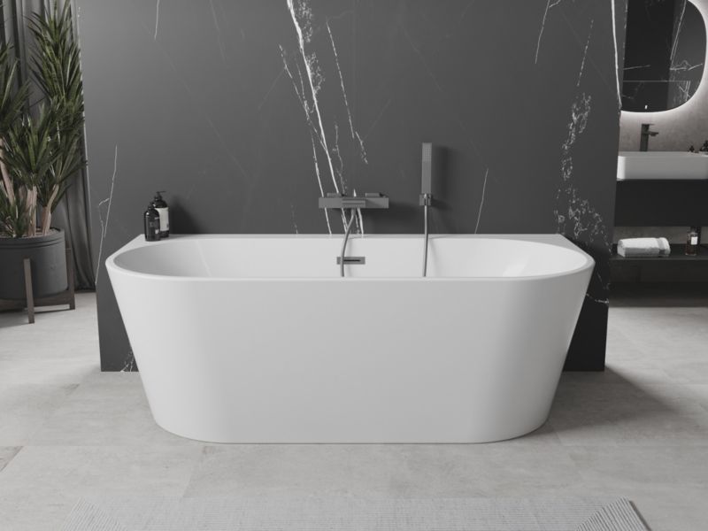 Wanna przyścienna Mexen Oval+ biała 170x80 cm  52681708000-951 szt.