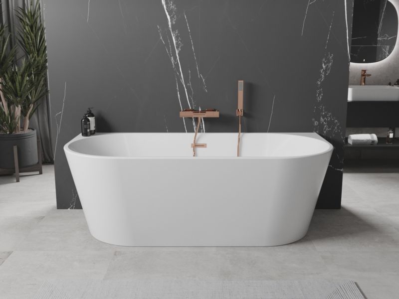 Wanna przyścienna Mexen Oval biała 180x80 cm  52671808000-651 szt.