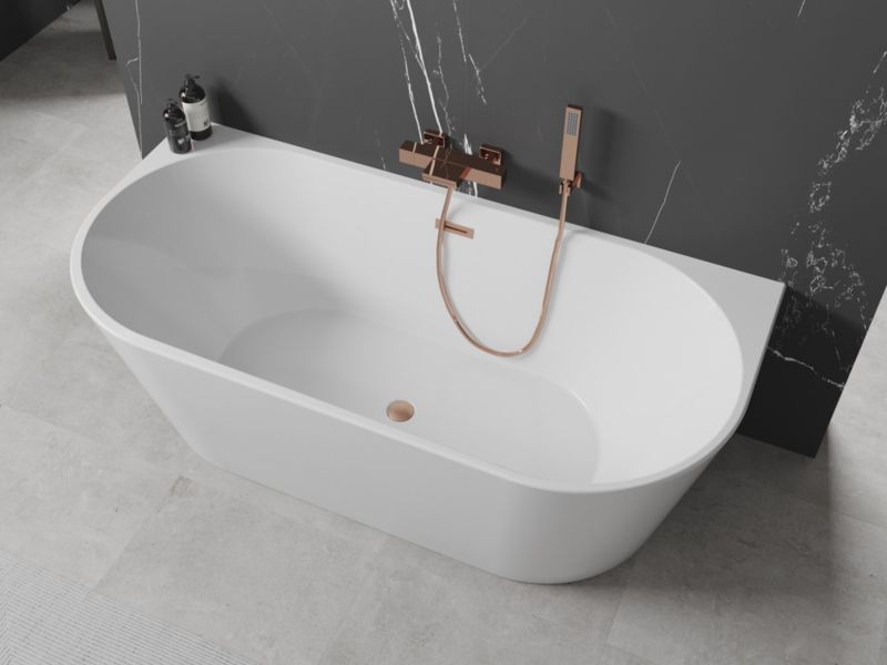Wanna przyścienna Mexen Oval biała 180x80 cm  52671808000-651 szt.