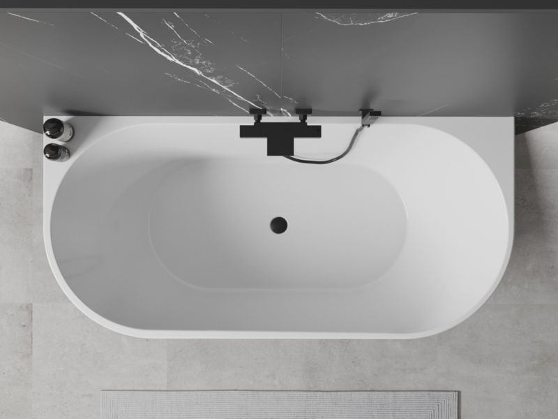 Wanna przyścienna Mexen Oval biała 180x80 cm  52671808000-701 szt.