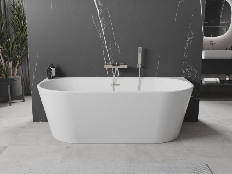 Wanna przyścienna Mexen Oval biała 180x80 cm  52671808000-971 szt.