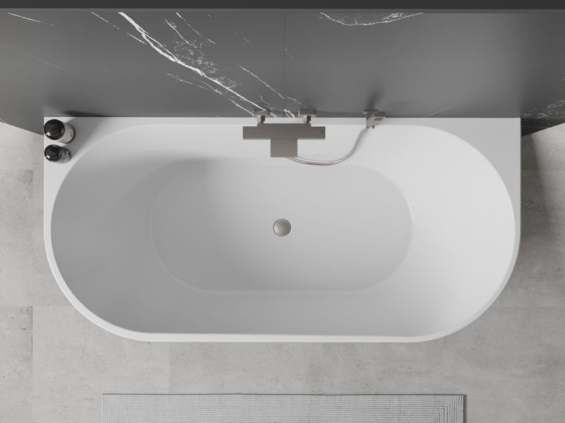 Wanna przyścienna Mexen Oval biała 180x80 cm  52671808000-971 szt.