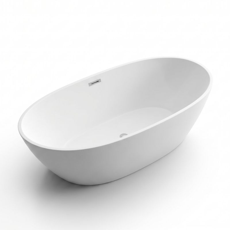 Wanna wolnostojąca akrylowa Helmken Opaline 150 x 75 + Nóżki + Syfon, 1szt