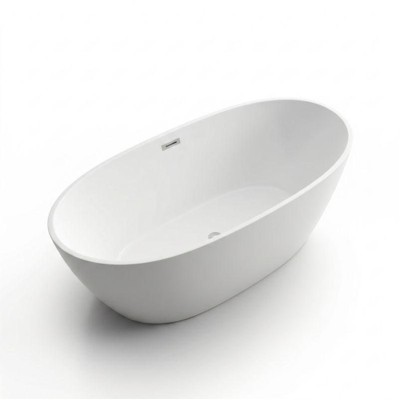 Wanna wolnostojąca akrylowa Helmken Opaline 170 x 80 + Nóżki + Syfon, 1szt