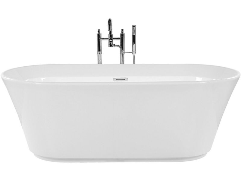 Wanna wolnostojąca biała 170 x 80 cm Ovalle 1 szt.