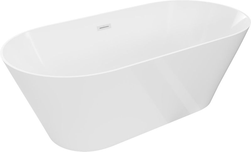 Wanna wolnostojąca Mexen Luna Slim biała 170x75 cm  52041707500-201 szt.