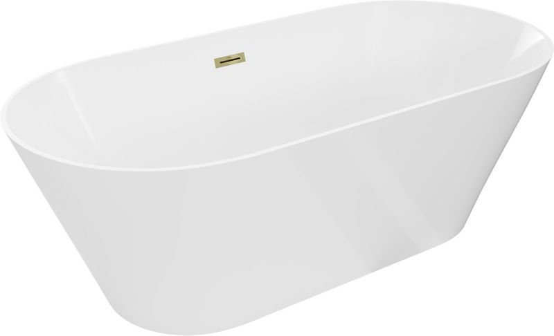 Wanna wolnostojąca Mexen Luna Slim biała 170x75 cm  52041707500-501 szt.