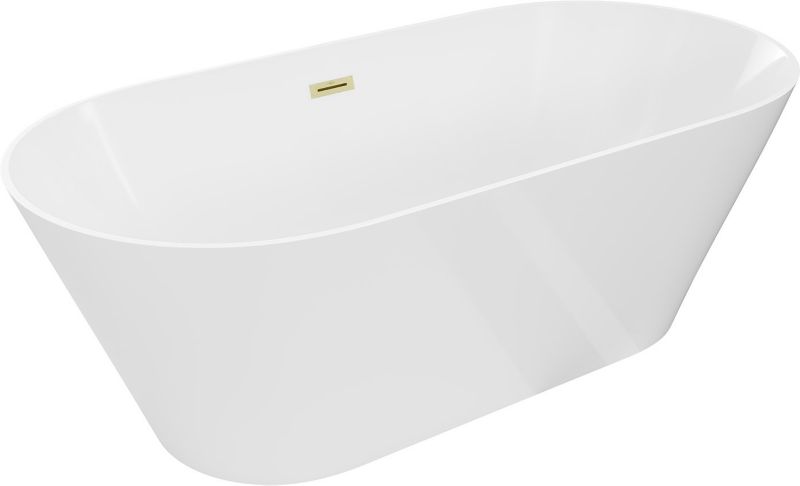 Wanna wolnostojąca Mexen Luna Slim biała 170x75 cm  52041707500-551 szt.