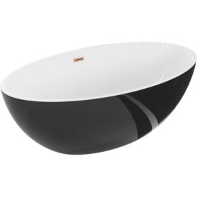 Wanna wolnostojąca Mexen Nike biały czarny 175x100 cm  54071751075-60 1 szt.