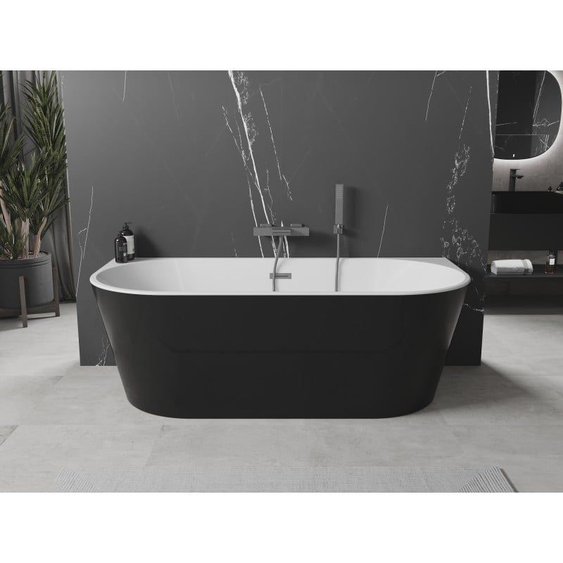 Wanna wolnostojąca Mexen Oval biały czarny 170 x 80 cm 1 szt.