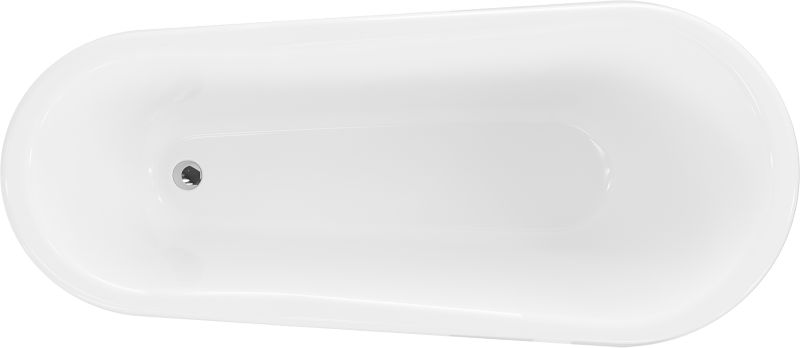 Wanna wolnostojąca Mexen Retro biały czarny 170x75cm 1 szt.