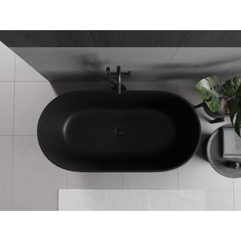 Wanna wolnostojąca Mexen Rimini czarna 150x75 cm 1 szt.
