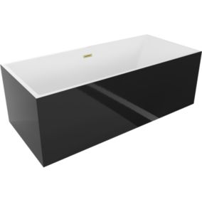 Wanna wolnostojąca Mexen Vigo biały czarny 178,5x80 cm  51251788075-55 1 szt.