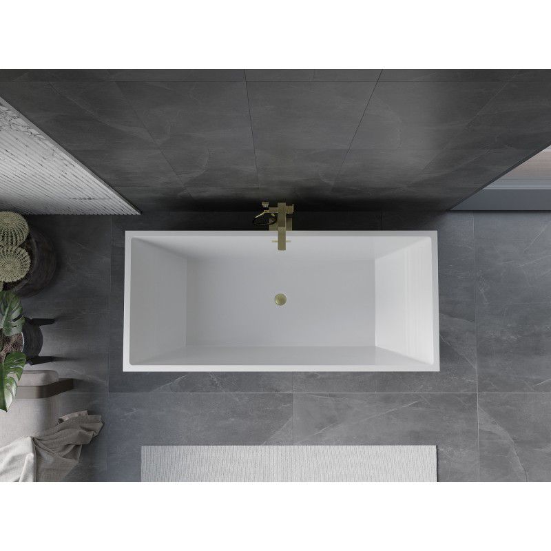 Wanna wolnostojąca Mexen Vigo biały czarny 178,5x80 cm  51251788075-55 1 szt.