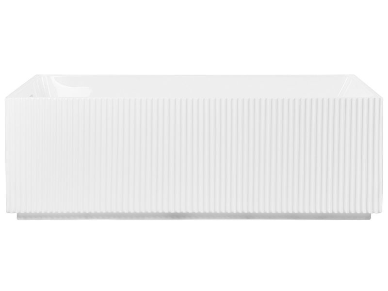 Wanna wolnostojąca prostokątna 169 cm x 80 cm biała Gocta 1 szt.
