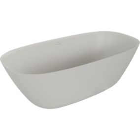 Wanna wolnostojąca z konglomeratu Mexen Como 150 x 82 cm beton mat 1 szt.