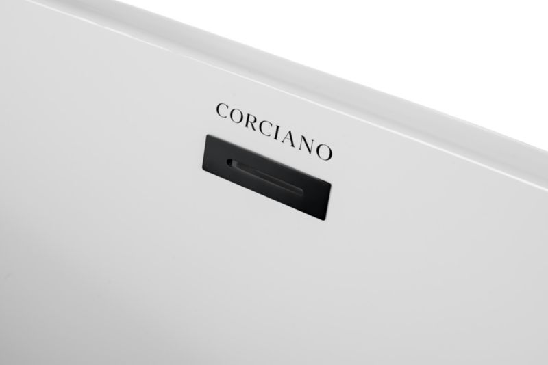 Wanna wolnostojaca Corciano Corsica 150x75cm z czarnymi dodatkami 1szt.