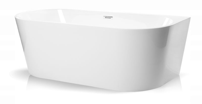 Wanna wolnostojaca Corciano Doris 170x80cm SZEROKI RANT ze srebrnymi dodatkami 1szt.
