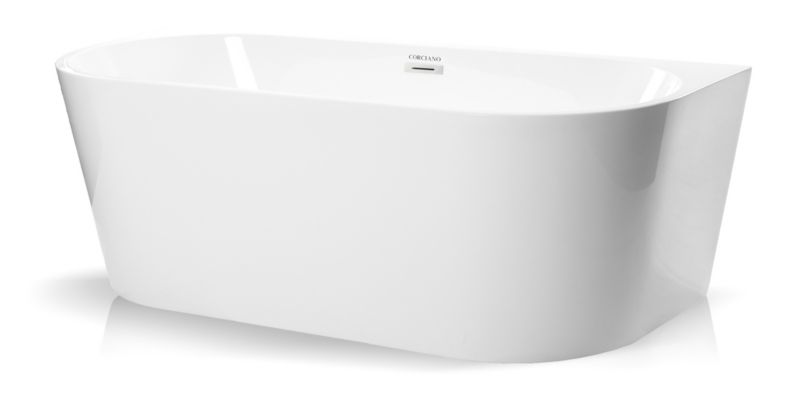 Wanna wolnostojaca Corciano Pari 150x75cm z białymi dodatkami 1szt.