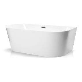Wanna wolnostojaca Corciano Pari 170x80cm z dodatkami w kolorze stali szczotkowanej 1szt.