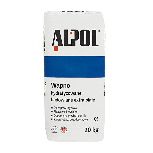 Wapno hydratyzowane budowlane Alpol 20 kg