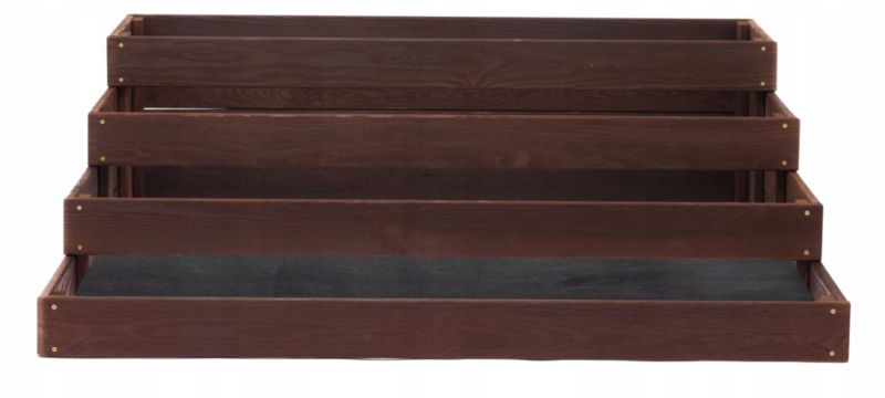 Warzywniak 4-Piętrowy Inspekt SunWood Ogrodowy Podwyższona Grządka 120x120cm 1 szt.