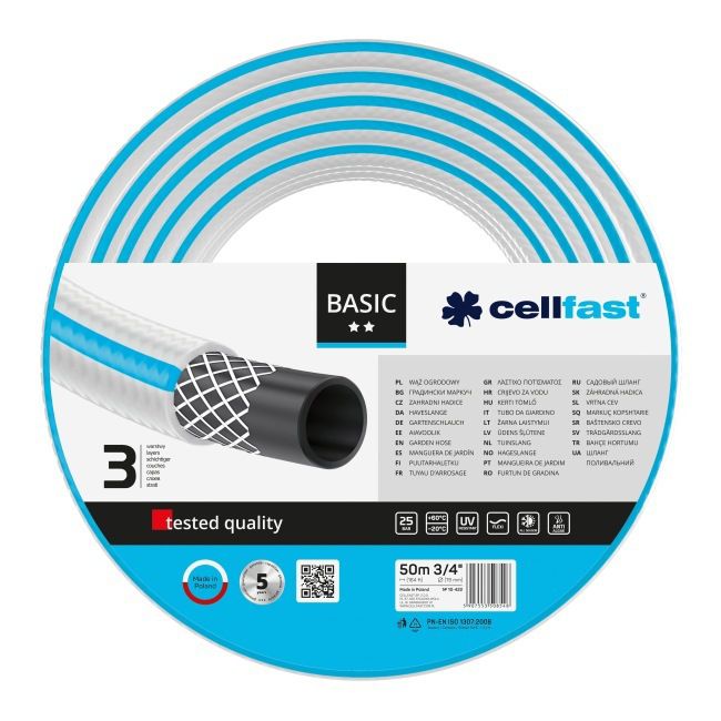 Wąż ogrodowy Cellfast Basic 3/4" 50 m