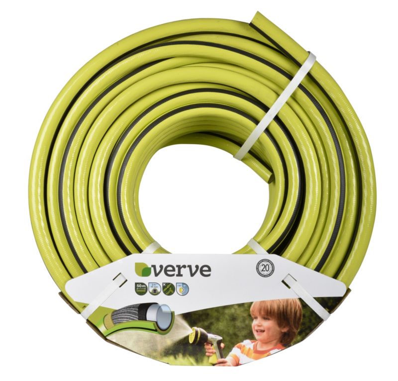 Wąż ogrodowy Verve 19 mm 50 m zielony