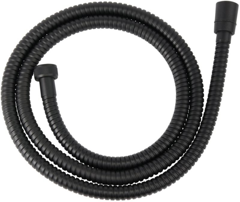 Wąż prysznicowy 1,5 m metalowy czarny