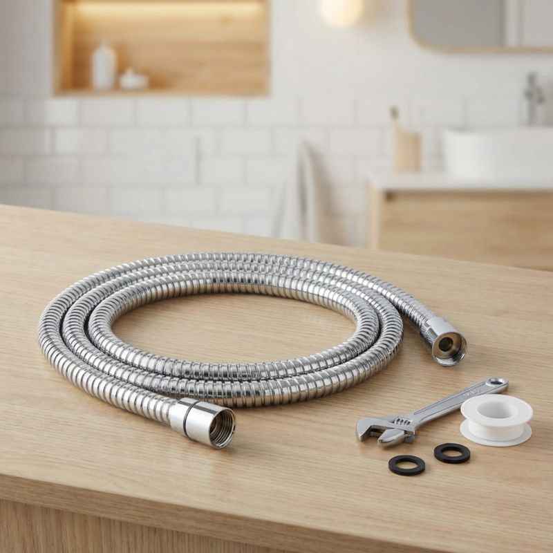 Wąż prysznicowy GoodHome 2 m Inox
