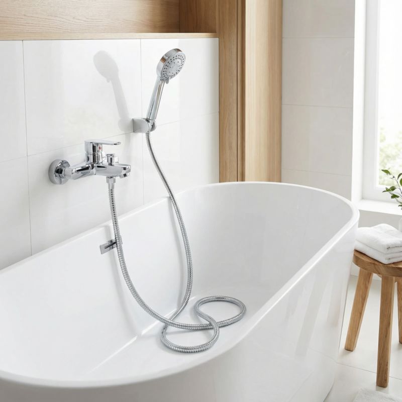 Wąż prysznicowy GoodHome 2 m Inox
