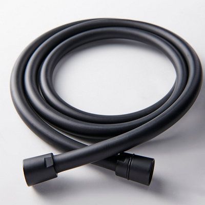 Wąż prysznicowy GoodHome PVC 1,75 m czarny