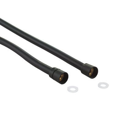 Wąż prysznicowy GoodHome PVC 1,75 m czarny