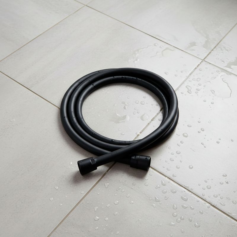 Wąż prysznicowy GoodHome PVC 1,75 m czarny