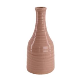 Wazon ceramiczny 23 cm różowy