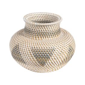 Wazon dekoracyjny Asahan Rattan Naturalny 1 szt.