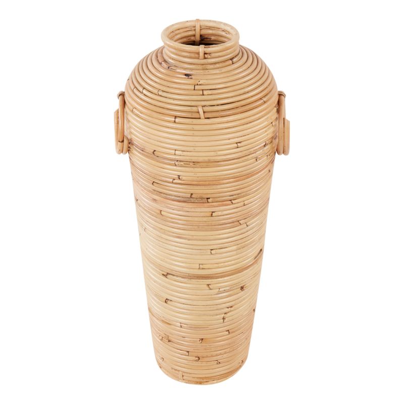 Wazon dekoracyjny Elatia Rattan 50 cm Naturalny 1 szt.
