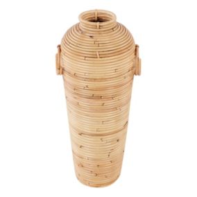 Wazon dekoracyjny Elatia Rattan Naturalny 1 szt.