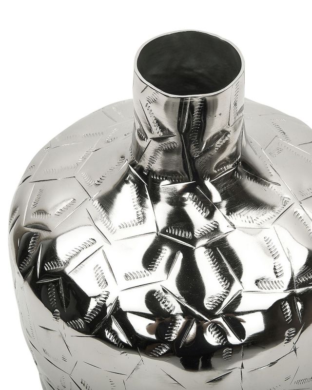 Wazon na kwiaty Inshas Metal Srebrny 1 szt.
