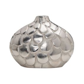 Wazon na kwiaty Timgad Metal Srebrny 1 szt.