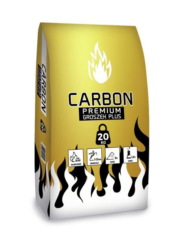 Węgiel groszek Carbon Premium 28 MJ/kg 20 kg