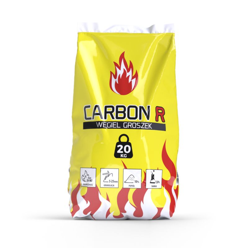 Węgiel groszek Carbon R 26 MJ/kg 20 kg