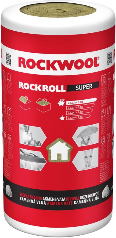 Wełna Rockwool Rockroll Super 100 mm 5 m2