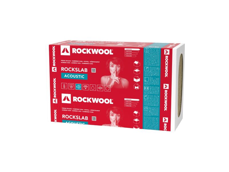 Wełna Rockwool Rockslab Acoustic 100 mm 2,44 m2