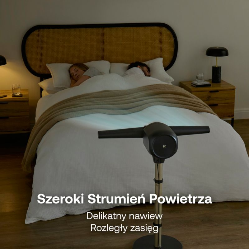 Wentylator bezłopatkowy Dimplex FlexBlade 180 2 kierunki powietrza 5 prędkości 36 dB pilot magnetyczny 1 szt.